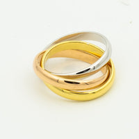 [Globe Jewelry]TRINITY RING GOLD PINK GOLD SILVER