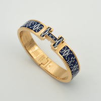 [Globe Jewelers]H BRACELET BLACK MULTICOLOR