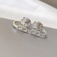 [Globe Jewelry]CREOLES MOVE UNO MINI 1 DIAMOND EARRINGS