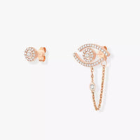 [Globe Jewelers]Lucky Eye Diamond Earrings