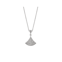 [Globe Jewelers]DREAM NECKLACE SILVER FULL DIAMOND