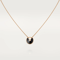 [Globe Jewelers]AMULETTE ROSE GOLD ONYX NECKLACE