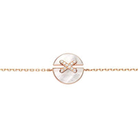 [Globe Jewelers]JEUX DE BRACELET MOP PINK GOLD DIAMONDS