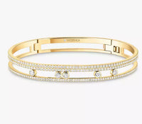 [Globe JewelersM Roman Full Diamond Bracelet