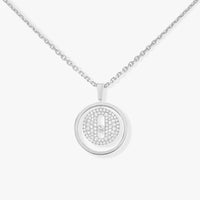 [Globe Jewelers]LUCKY MOVER PM PAVED NECKLACE