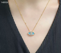 [Globe Jewelers] Lucky Eye Turquoise Necklace