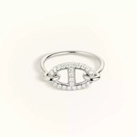 [Globe Jewelers]RONDE SMALL SILVER DIAMOND RING