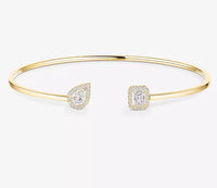 [Globe Jewelers]M Delicate Double-Diamond Bracelet