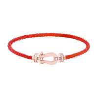 [Globe Jewelers] FORCE 10 HALBDIAMANT ROSA GOLD ROTE CORDERI GROSSE UND MITTLERE MODELLE