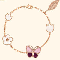 [Globe Jewelry]26 NEW CLOVER LUCKY LIGHT PURPLE SET