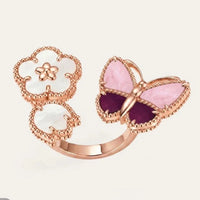 [Globe Jewelry]26 NEW CLOVER LUCKY LIGHT PURPLE SET