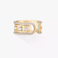 [Globe Jewelers]Move 10th Diamond Ring in Gold