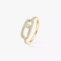 [Globe Jewelers]Move Uno Diamond Ring in Gold