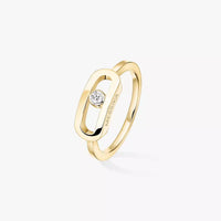 [Globe Jewelers]Move Uno Diamond Ring in Gold