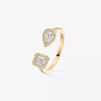[Globe Jewelers]My Twin Toi Gold Diamond Ring