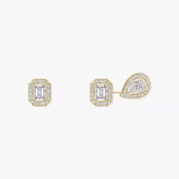 [Globe Jewelers]Diamond Earrings 0,10ct My Twin 1+2