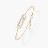 [Globe Jewelers]Pavé Baby Move Diamond Bracelet