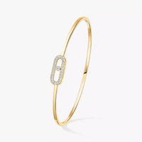 [Globe Jewelers]Move Uno pavé flex bangle medium