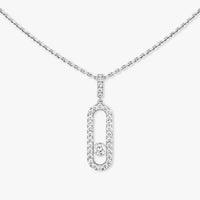 [Globe Jewelers]Move Uno Diamond Necklace in Rose Gold