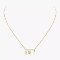 [Globe Jewelers]So Move Diamond Necklace in Gold