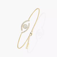 [Globe Jewelers]Lucky Eye Pave-Set Diamond Bracelet