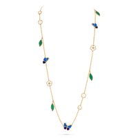 [Globe Jewelers] 26 NEW CLOVER 15 MOTIFS LUCKY NECKLACE