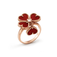 [Globe Jewelers]SWEET CLOVER CARNELIAN RING