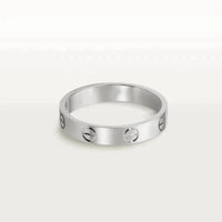 [Globe Jewelers]LOVE RING 4MM 1 DIAMOND SILVER